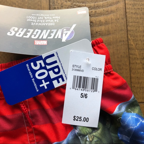 Marvel Avenger Boys Swimwear - Picture 3 of 4